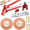 smseace 55Pack 3/16 Inch+1/4 Inch Brake line kit Include 25