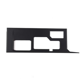 HIRUFAIT Gear Shift Panel Cover Trim for Toyot@ Tundra 2022-2025 / Toyot@ Sequoia 2023-2025 Accessories, ABS Center Console Gear Shift Decorative Panel, Without 4WD (Matte Black)