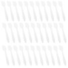 Dokpav 100PCS Disposable Cosmetic Mask Spoon, Plastic Mini Cosmetic Spatula