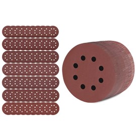 Ryorin Sandpaper, Set of 70, Sanding Disc, 5.5 inches (140 mm) (For Random Sander)