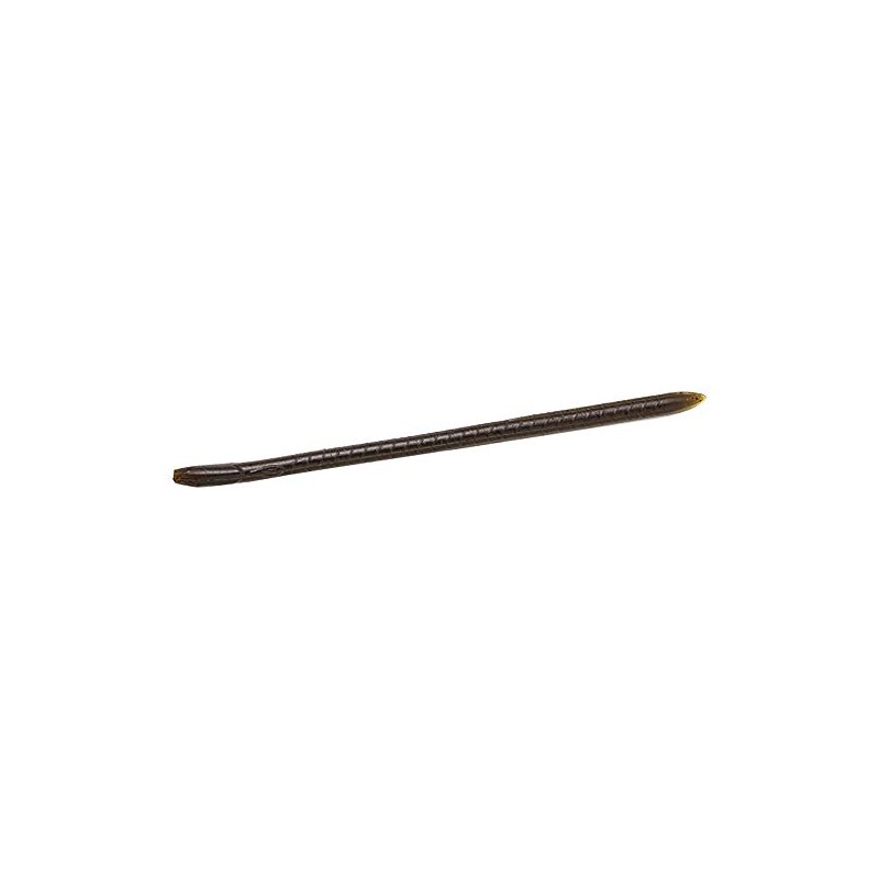 Imakatsu Skinny Eel Crawler 4" (Eco-Compatible) #S-14 Green Pumpkin Pepper