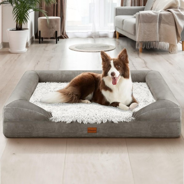 Gimars Orthopedic Thicken Egg Foam Ultra Soft Dog Beds for