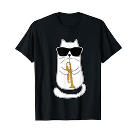 Trumpet Cat Funny Trumpet Player T-Shirt