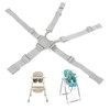 QIBZI Baby Stroller Safety Belts, Five Point Stroller Strap for