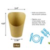 50 Pcs14 oz/16 oz Disposable Charcuterie Cups with Cocktail Picks