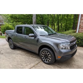 V-LUX AUTO Ford Maverick Base & Tremor Wheel Nut Covers / Lug Nut Covers - Glossy Black