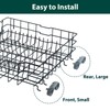WD35X21041 Dishwasher Lower Rack Wheels Replacement Parts for GE Dishwasher