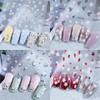 Flower Nail Art Stickers Decals, Butterfly Ladybug Daisy Strawberry Blueberry