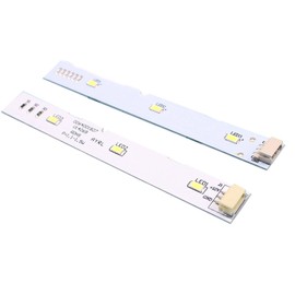 HMHAMA 2PCS Refrigerator Freezer LED light Board Compatible for Haier Refrigerators Front-door LED Light Board Replacement BCD-575WDBI 0064001827