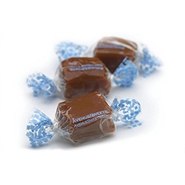 AvenueSweets - Handcrafted Individually Wrapped Soft Caramels - 5 lb Box - Sea Salt
