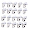 20Pcs Mounting Brace Fixing Glass Shelf Bracket Pegs Supports with