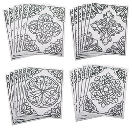 Color-Your-Own Stained Glass Window Clings II (Pack of 24)