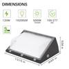 hykolity 120W LED Wall Pack Light with Dusk-to-Dawn Sensor,16200lm 5000K