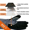 Welding Gloves Stitching Heat/Fire Resistant Mitts for BBQ Oven Grill