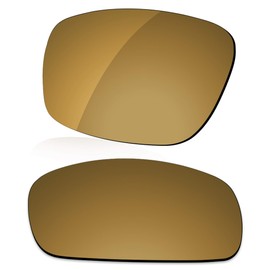 LenzReborn Polarized Lens Replacement for Oakley Valve New 2014 OO9236 Sunglass - Umber Gold - Polarized Mirrored
