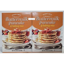 Trader Joe's Buttermilk Pancake & All Purpose Baking Mix 32oz 907g (Two Boxes)