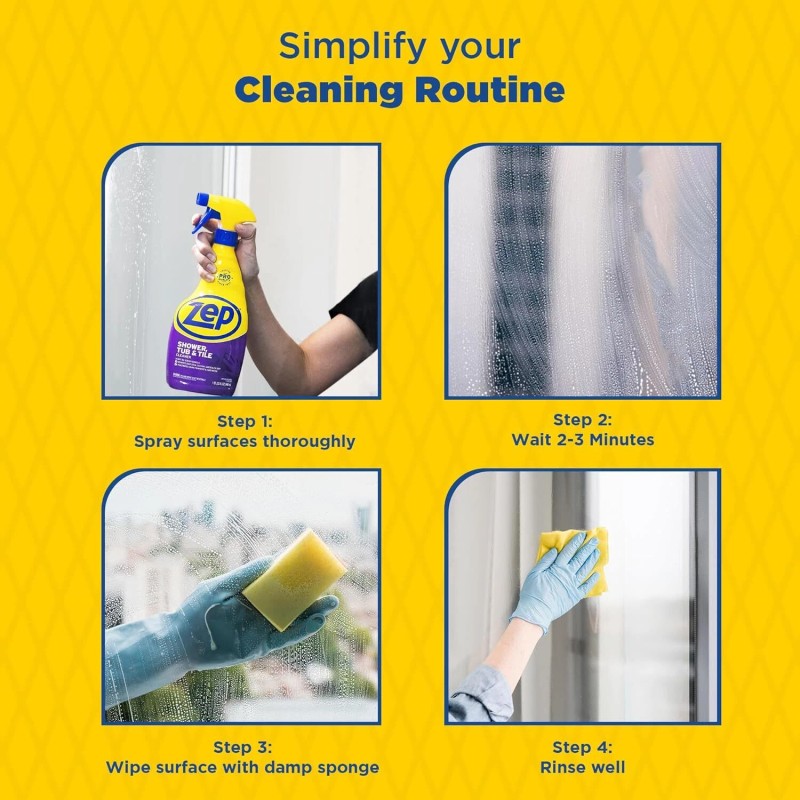 Zep Shower, Tub and Tile Cleaner 32-fl oz Bathtub Cleaning