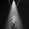 LIKGREAT Viking Runes Necklace Ancient Nordic Rune Pendant Necklaces Norse