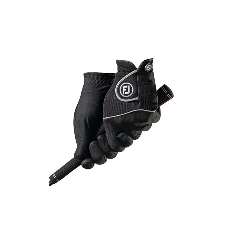 FootJoy RainGrip Ladies Golf Gloves Pair ,Black,M