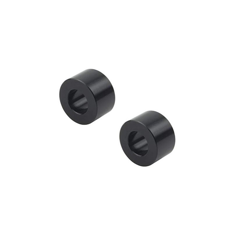 POSH 101008-06 Motorcycle Supplies, Aluminum Universal Color, Black (Inner Diameter