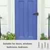 Ruidee Pack of 4 Automatic Door Latch Black Aluminium Spring