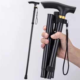 Victowell Outdoor Hiking Telescopic Trekking Poles Ultralight Aluminum Trekking Poles for Hiking, Camping, Help People Walk More Easily and Steadily (Black)