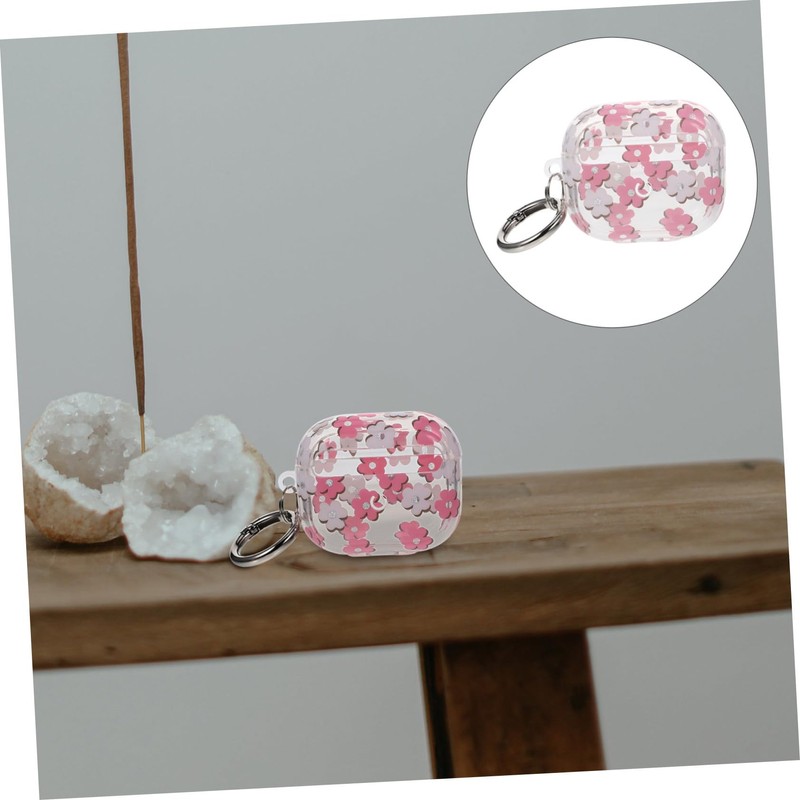 COHEALI Glitter Flower Earphone Case for Stylish Protective Cover for
