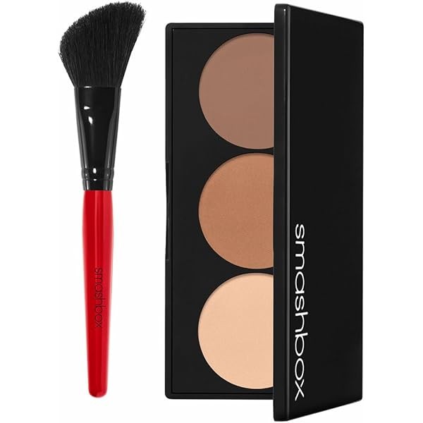 Smashbox Step-By-Step Contour Kit | Buildable, Highlight, Shapes + Brush,