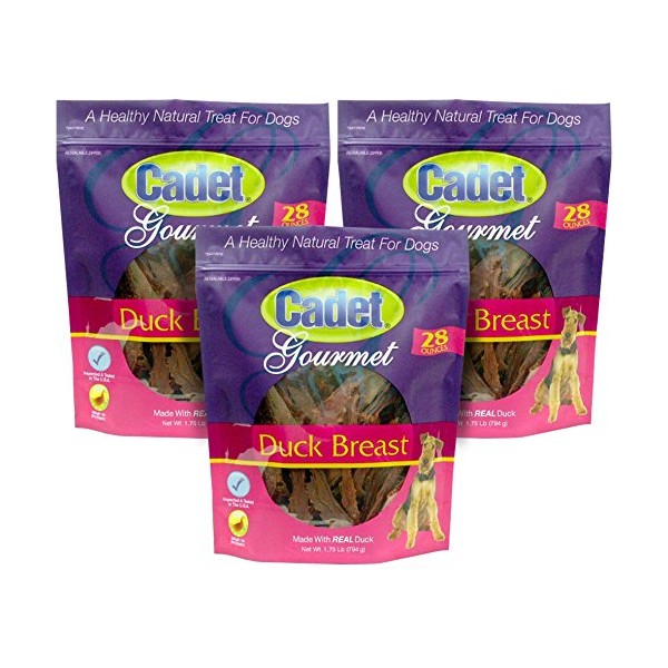 (3 Pack) Cadet Duck Dog Treat (28 Ounce Per Pack)