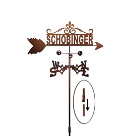 SWEN Products Family Name Weathervane (Garden Stake Included)