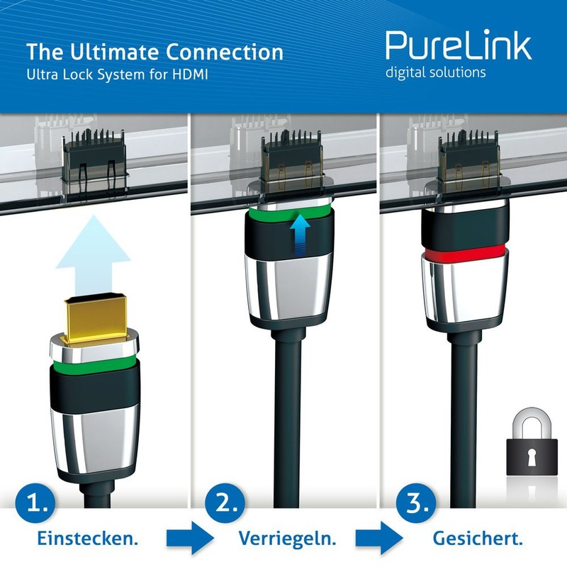 PureLink Ultimate ULS1000-030 High Speed HDMI Cable Ethernet + Safety