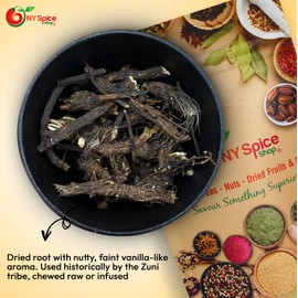 NY Spice Shop Osha Strong Root - 2 Ounce Dry Wildcrafted AN Herbal Rooted Osha Herb - Dried Osha Root Tincture - Whole Osha Extract Roots AND Herbs - Chinese Ligusticum Porteri Herb