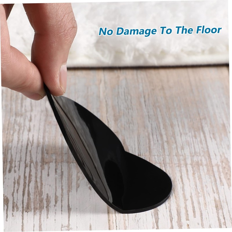 LIFKOME 10pcs Non-Slip Rug Stickers Dual-Sided Slip Pads for Hardwood