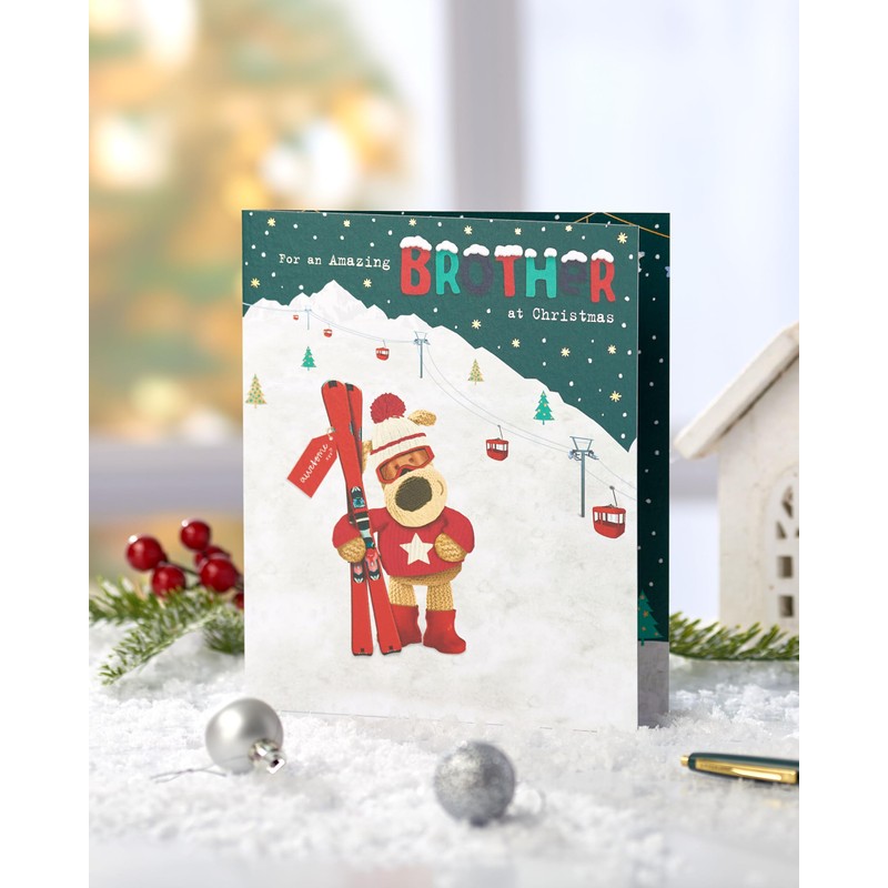 Boofle For An Amazing Brother Cute Christmas Greeting Card