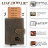 Full Grain Leather Pop-Up Wallet for Men – RFID Blocking