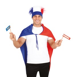 P'tit Clown 22396 Wooden Rattle-Random Color, White/Red