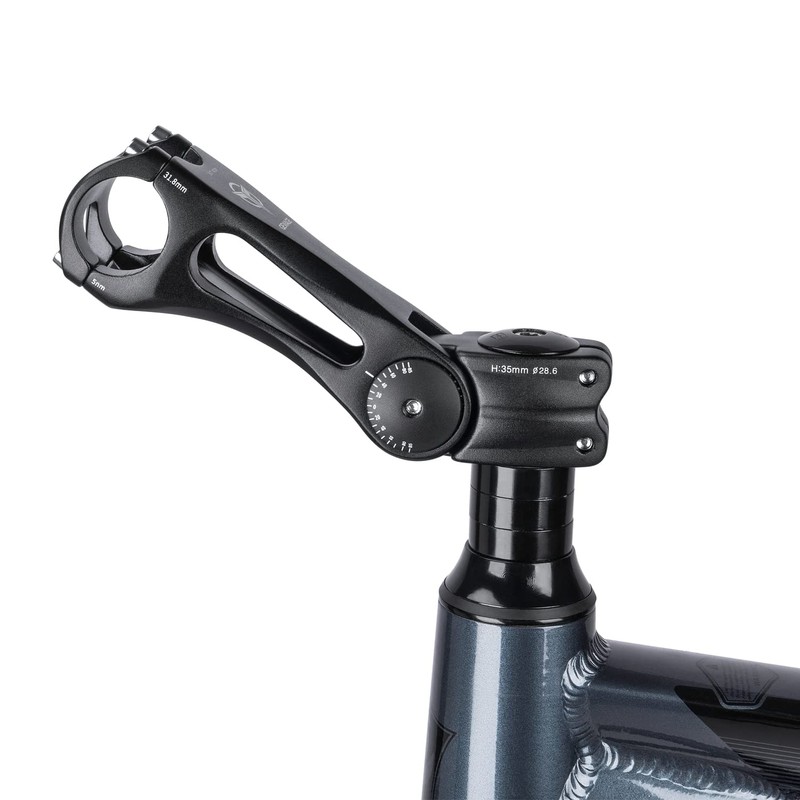 GEWAGE Bicycle Stem Adjustable, Bicycle Stem Riser for 31.8 (1-1/4