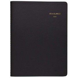 2020 Monthly Planner by AT-A-GLANCE, 9" x 11", Large, 15 Months, Black (7026005)