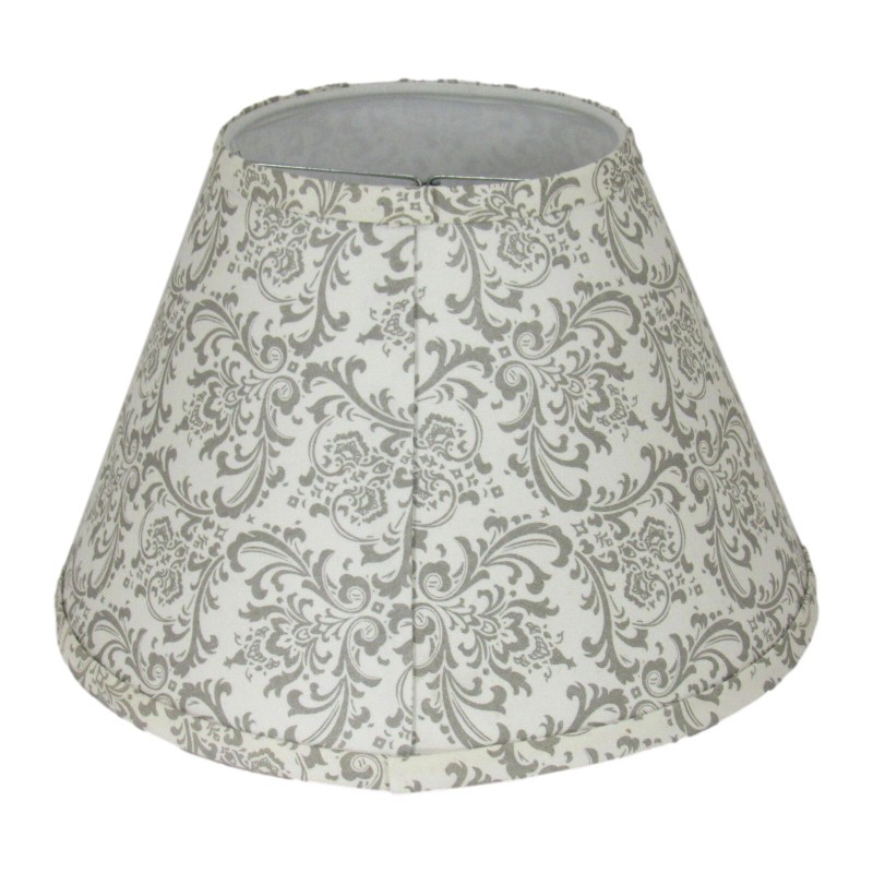 Albert Estate LTD., 8" Classic Damask Clip-On Lamp Shade