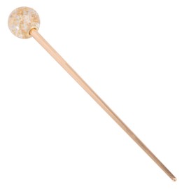 Mikinona 1pc Lollipop Shape Hairpin for Women Girls Vintage Hair for Updos Gold Decorative Bun Pin Fashionable Accessory for Special Occasions
