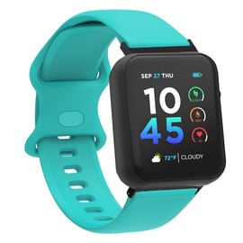 Lamshaw Compatible for ITOUCH AIR 4 Bands, 24mm Women Men,Soft Silicone Replacement Sport Strap Wristband Compatible for ITOUCH AIR 4 41mm / 46mm / Air 3 44mm Smartwatch (Light Green)