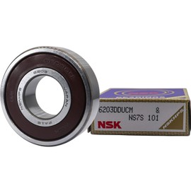 NSK 6203-2RS 6203DDU Made in Japan 17X40X12MM Pressed Steel Cage,Deep Groove Ball Bearings 6203RS