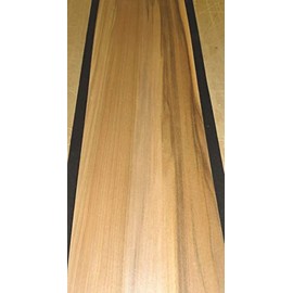 Gum Red Figured Wood Veneer 5" x 18" raw no Backing 1/42" Thickness AA Grade