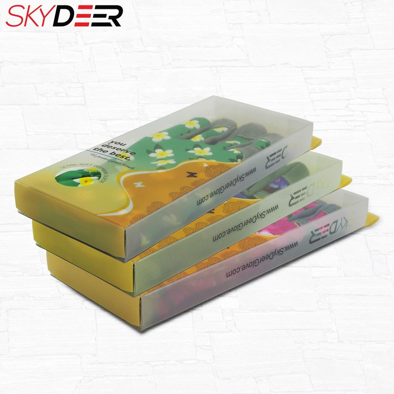 SKYDEER Women's Deerskin Suede Gardening Gloves (SD6612/M)