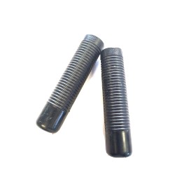 Hunt Wilde NOS HUNT WILDE Mini Bike 7/8 Foot Peg Black Covers Ruttman ATB Harrison Per Pair