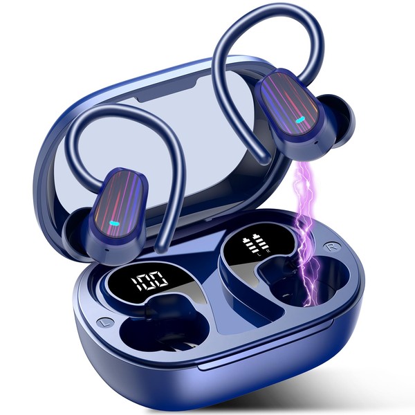 OYIB Wireless Earbuds Bluetooth 5.4 Headphones Sport, Stereo Deep Bass