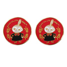 Meiho Ming Bo Moomin Car External Supplies Number Bolt Cap, Little My Set of 2, FS060 Red