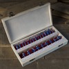 Router Bit Set- 24 Piece Kit with ¼” Shank and
