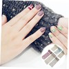 Healeved 18pcs Marble Pattern Nail Art Transfer Stickers Decorative Manicure
