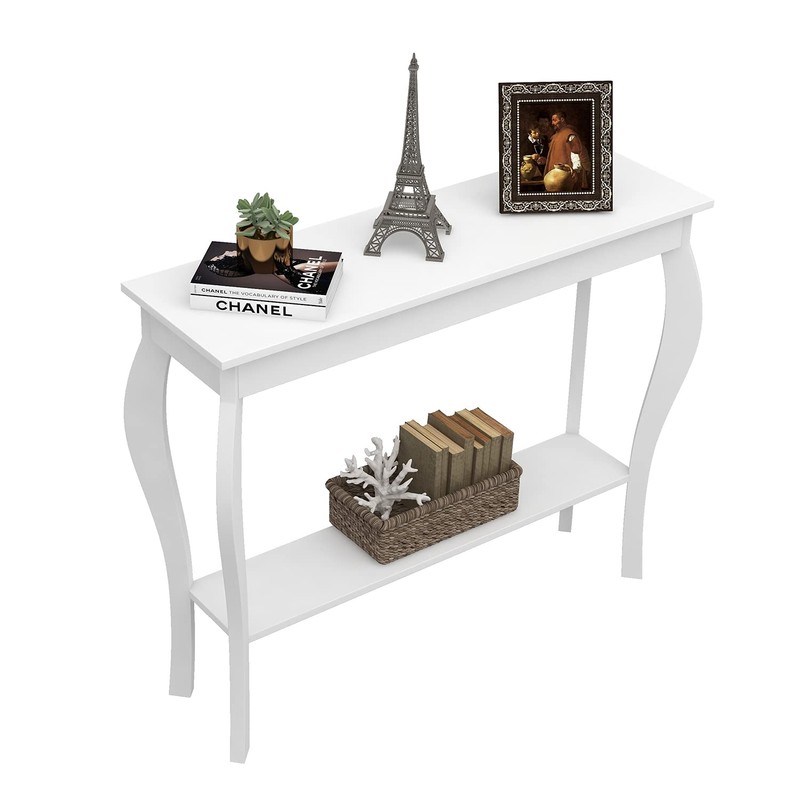 ChooChoo Narrow Console Table, Chic Accent Sofa Table, Entryway Table,